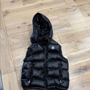 Moncler Black Puffer Vest